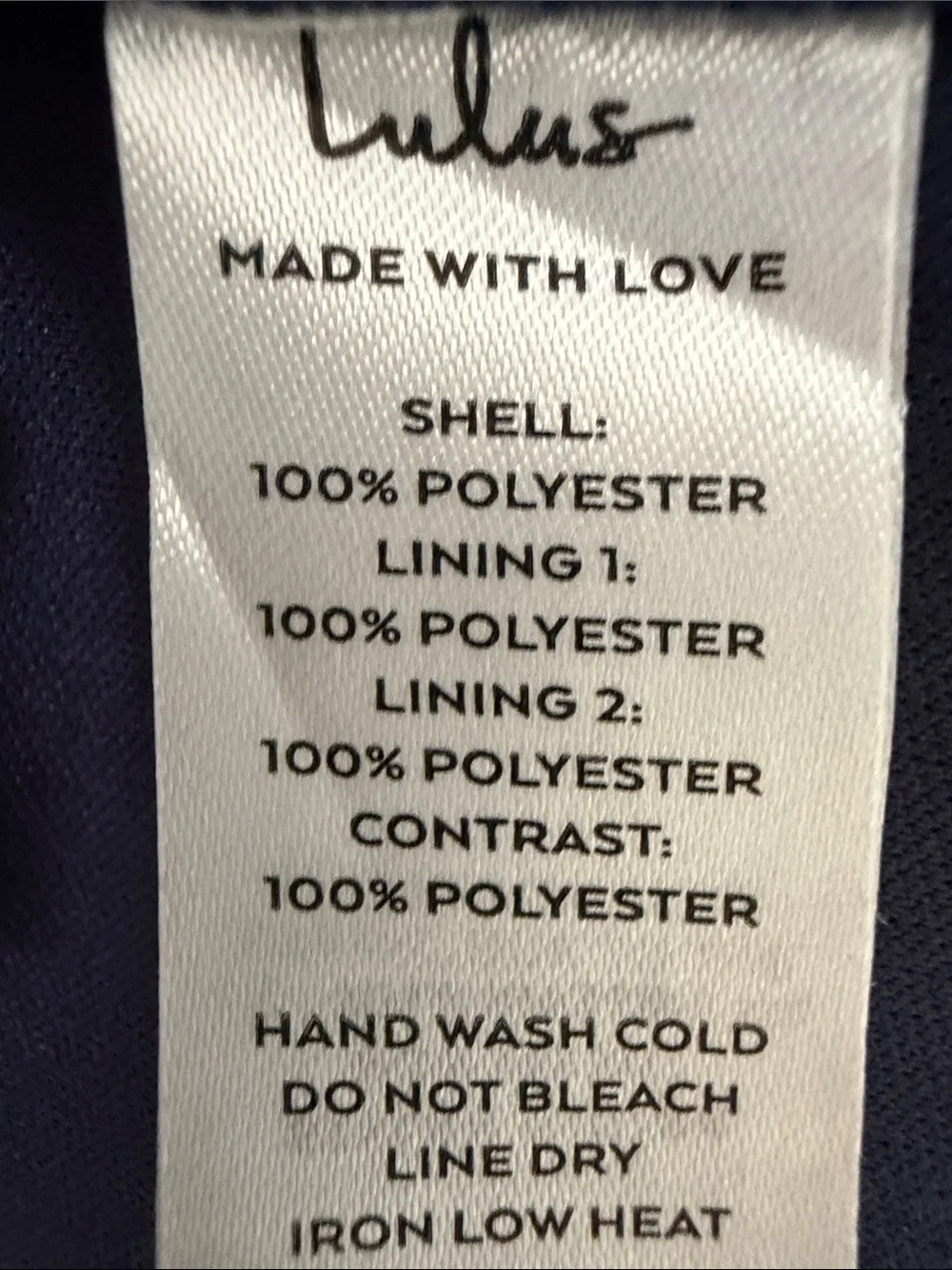 NWT Lulus Charisma Navy 3D Floral Bustier Tie Strap Wedding Guest Dress Size L - Picture 14 of 15